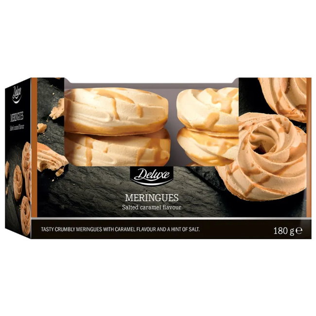 Меренги солёная карамель Deluxe 180 гр