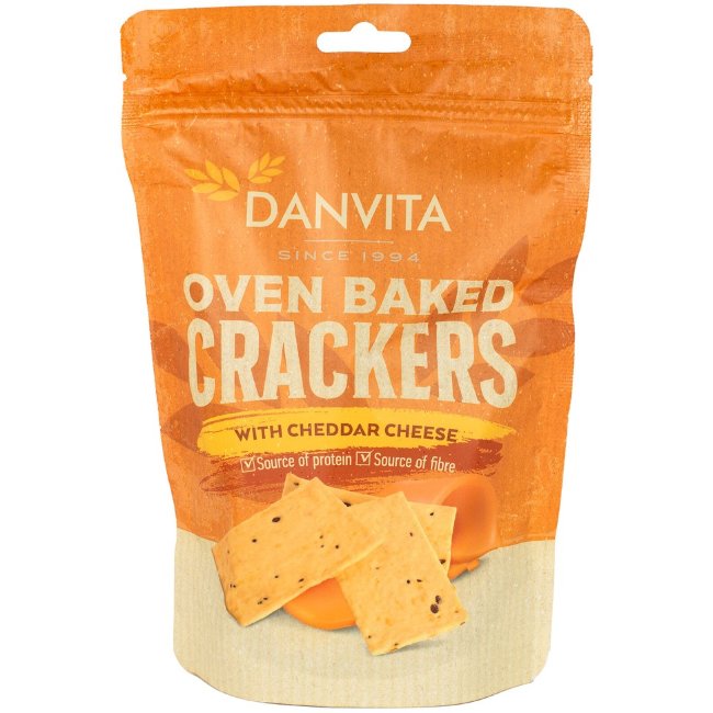 Соленое печенье Danvita с чеддером 100 гр