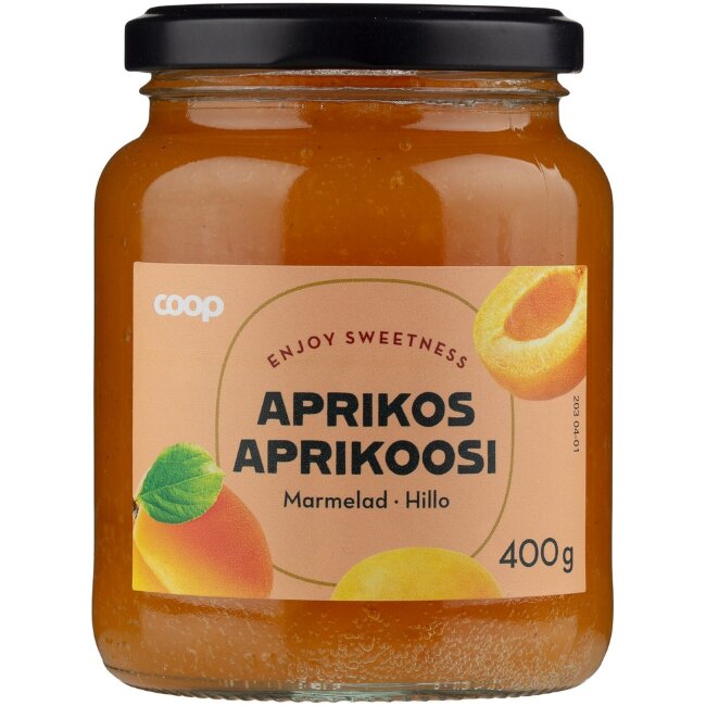 Абрикосовый джем Coop 400 гр Абрикосовый джем Coop 400 гр