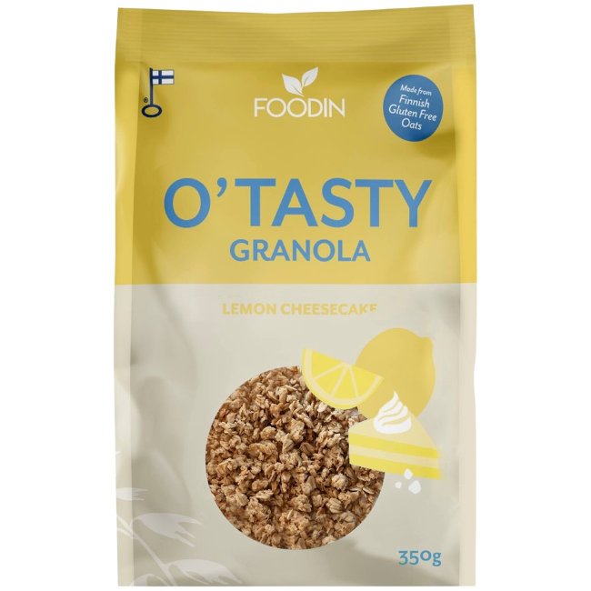 Гранола с лимоном и овсом Foodin O`Tasty 350 гр