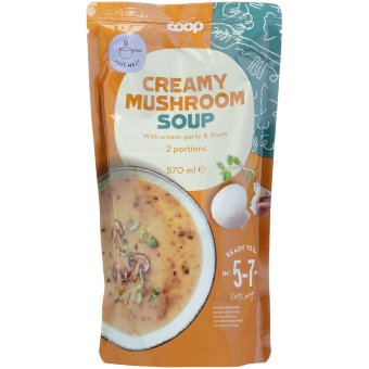 Крем-суп с шампиньонами Coop 570 мл