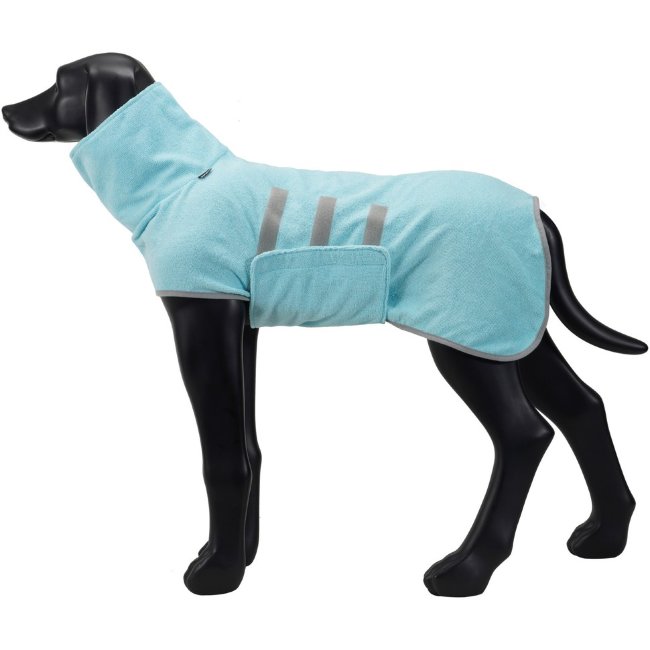 Халат для собак после купания Icepeak Pet Splash Размер M светло-голубой