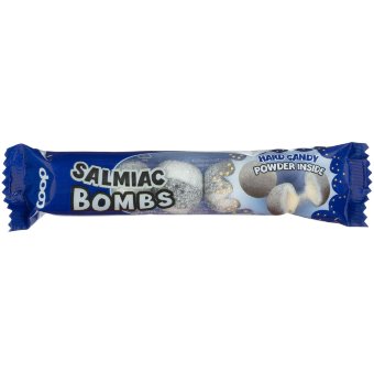 Жевательные конфеты Coop Salmiac bombs 36 гр Жевательные конфеты Coop Salmiac bombs 36 гр