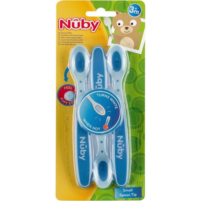 Ложки с термодатчиком для детей Nuby 3 шт