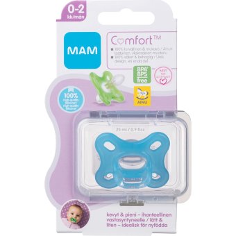 Соска-пустышка для младенцев Ainu Mam Comfort 0-2 мес, 1 шт