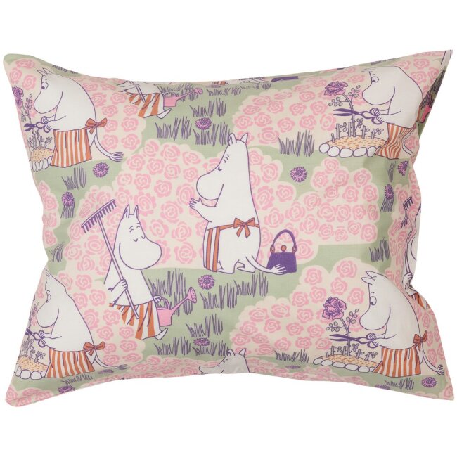 Наволочка Moomin Arabia Muumi 50x60 см Ruusutarha GOTS Наволочка Moomin Arabia Muumi 50x60 см Ruusutarha GOTS