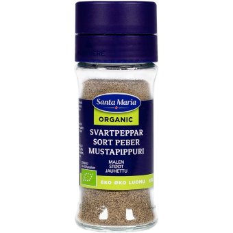 Черный перец органический Santa Maria (молотый) 33 гр