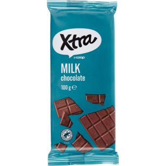 Шоколад молочный X-tra 100 гр Шоколад молочный X-tra 100 гр