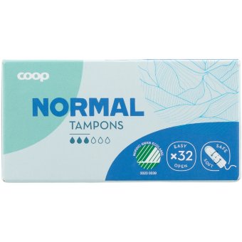 Тампоны Coop NORMAL 32 шт