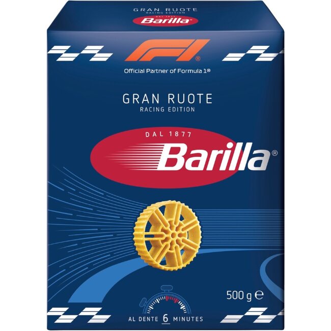 Паста Barilla F1 Gran Route Racing Edition из твердых сортов пшеницы 500 гр