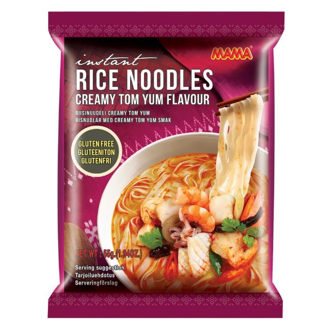 Лапша рисовая Том Ям Mama Creamy Tom yum 55 гр