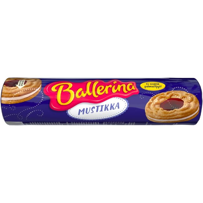 Печенье с черникой и ванильным кремом Kantolan Ballerina 190 гр