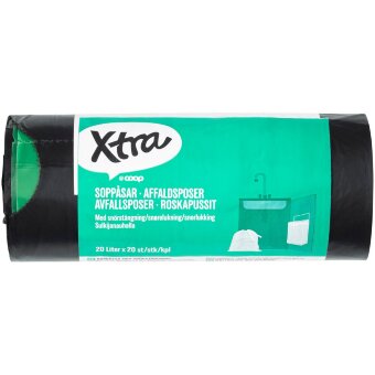 Мусорные пакеты Xtra с завязками 20 л 20 шт