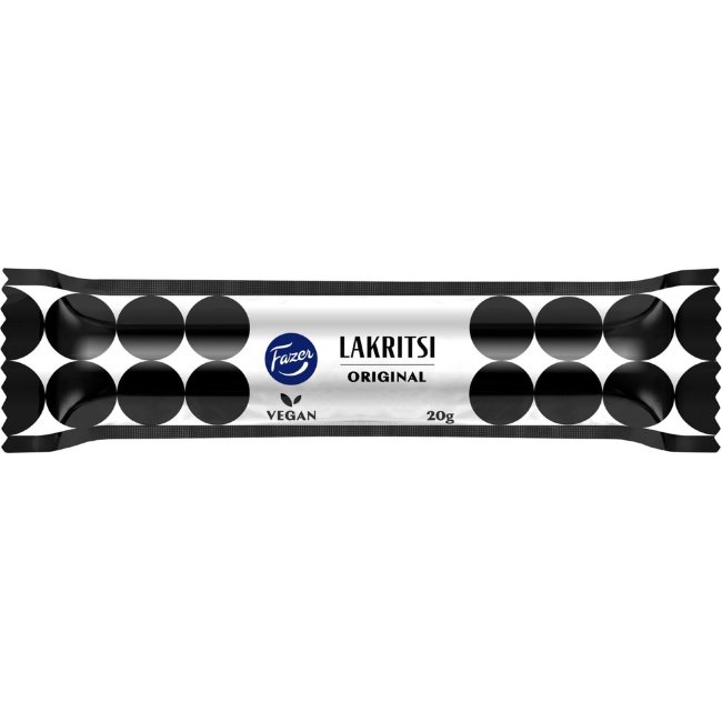 Конфета с лакрицей Fazer Lakritsi Original 20 гр