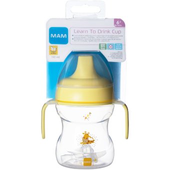 Бутылочка для детей Ainu Mam, 6+ мес, 190 мл