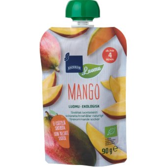 Пюре из манго Rainbow органическое 90 гр 4 мес