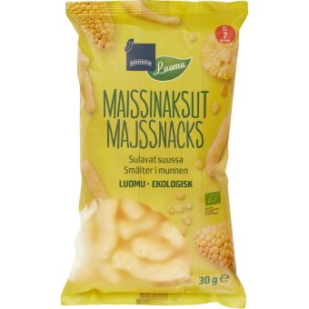 Кукурузные снеки Rainbow органические 30 гр 7 мес