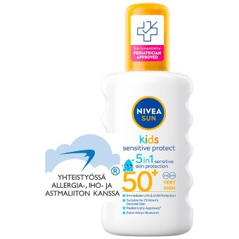 Солнцезащитный спрей для детей NIVEA SUN Sensitive Protect SK50+ 200 мл