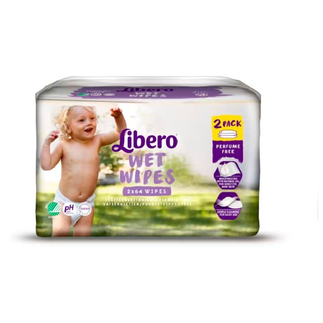 Влажные салфетки Libero Duo 128 шт