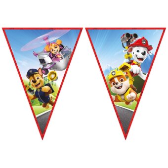 Бумажная гирлянда-треугольник Decorata Party Paw Patrol