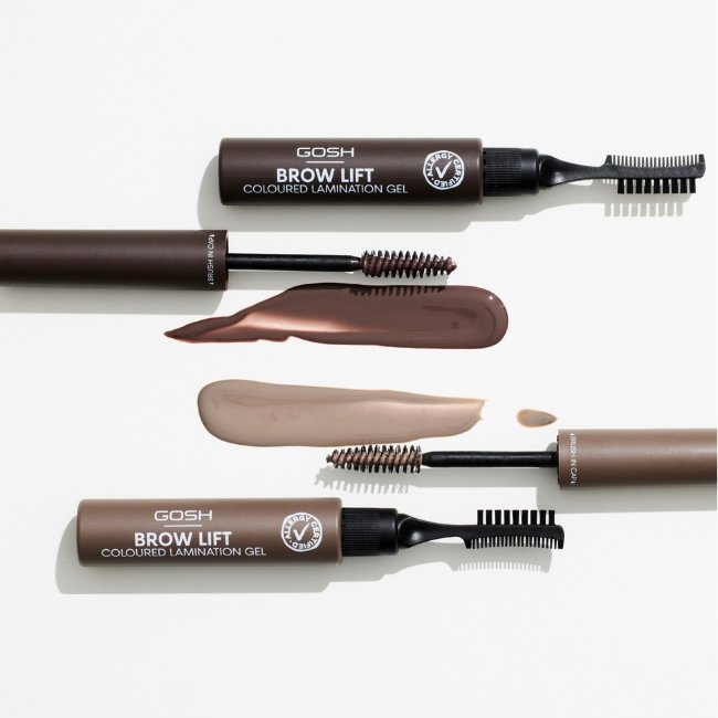 Гель для ламинирования бровей Gosh Brow Lift Colored 002 Dark Brown 6 мл