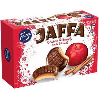 Бисквитное печенье Fazer Jaffa (яблоко и корица) 300 гр