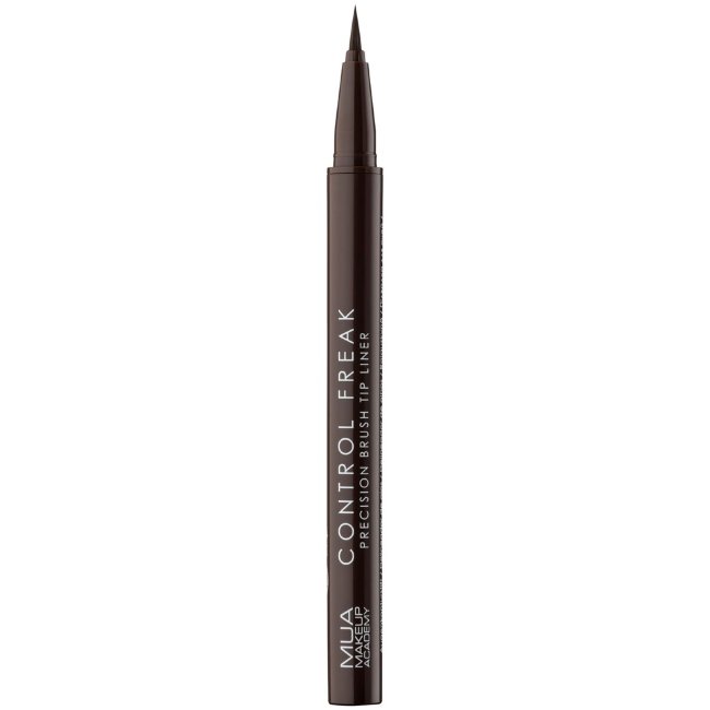 Жидкая подводка для глаз с кисточкой MUA Make Up Academy Control Freak коричневая 0,5 мл