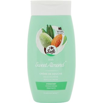 Мягкое мыло для душа Carrefour Soft Sweet Almond 250 мл Мягкое мыло для душа Carrefour Soft Sweet Almond 250 мл