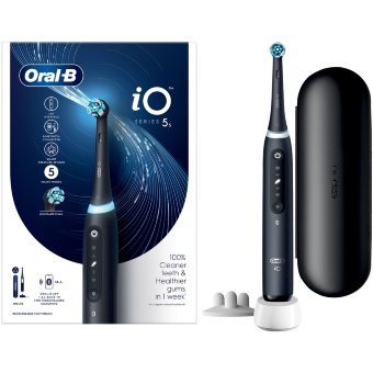 Электрическая зубная щетка Oral-B iO 5S Black с технологией Braun