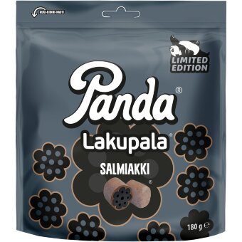 Карамельная леденцовая конфета Panda Lakupala с соленой лакрицей 180 гр