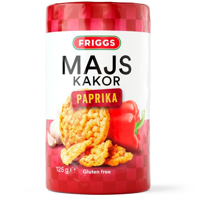 Кукурузный хлебец без глютена Friggs с паприкой 125 гр