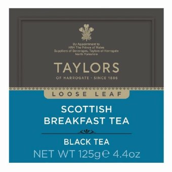 Чай заварной Шотландский завтрак Taylors of Harrogate Scottish breakfast 125 гр
