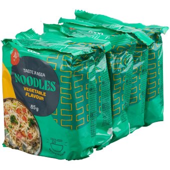Лапша со вкусом овощей Coop 5×85 гр