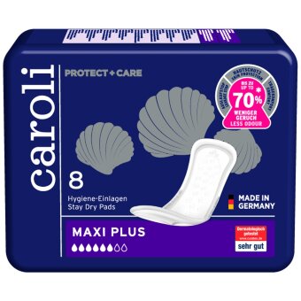 Защитные прокладки при недержании Caroli maxi plus 8 шт
