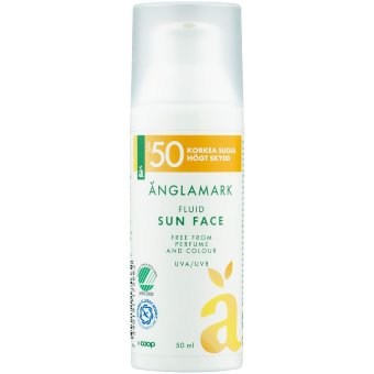 Солнцезащитный флюид для лица Änglamark Sun SPF50 50 мл Солнцезащитный флюид для лица Änglamark Sun SPF50 50 мл