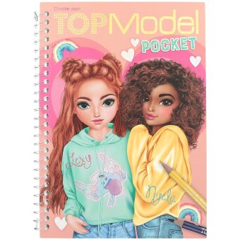 Карманная раскраска TOPModel Nyela & Lexy