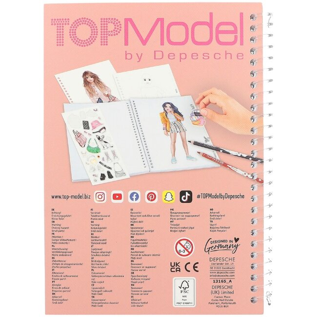 Карманная раскраска TOPModel Nyela & Lexy