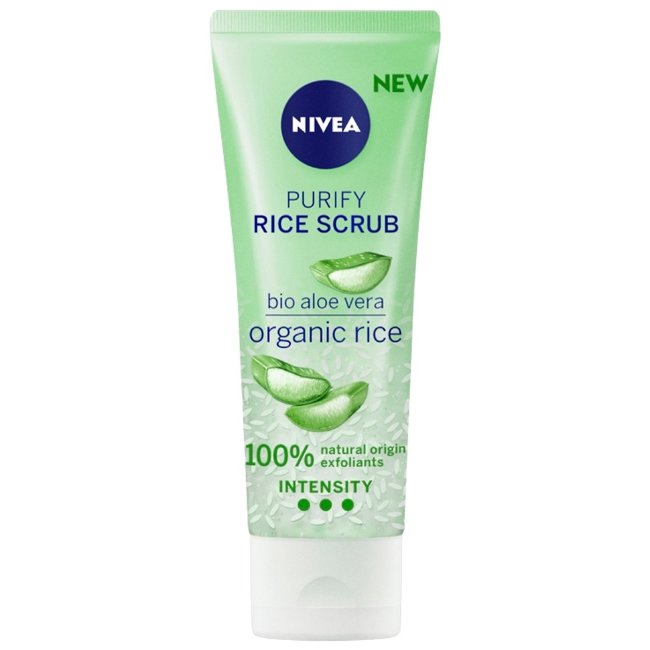 Скраб для лица NIVEA Purify с рисом 75 мл для комбинированной кожи