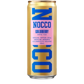 Газированный энергетический напиток NOCCO BCAA Goldiberry с аминокислотами, кофеином и витаминами 330 мл