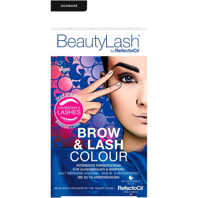 Краска для бровей и тушь для ресниц BeautyLash черная
