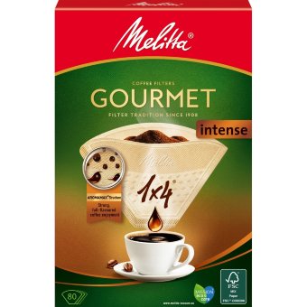 Фильтры для кофемашины Melitta Gourmet Intense 1x4/80 шт