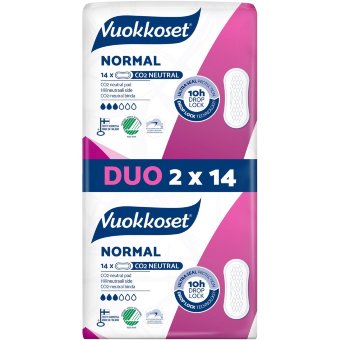 Прокладки Vuorroset Slim-Normal 28 шт