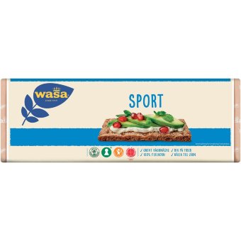 Хлебцы ржаные Wasa Sport täysjyväruisnäkkileipä 550 гр