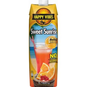 Безалкогольный коктейль Happy Vibes Sweet Sunrise 1 л Безалкогольный коктейль Happy Vibes Sweet Sunrise 1 л