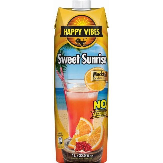 Безалкогольный коктейль Happy Vibes Sweet Sunrise 1 л