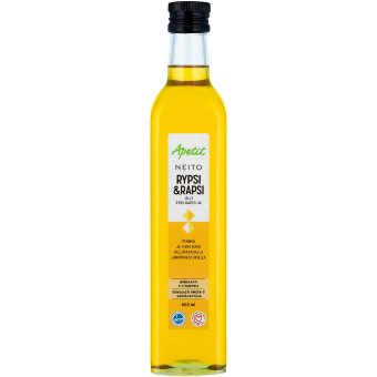Рапсовое и репейное масло мягкое и нежное Apetit Neito 500 мл