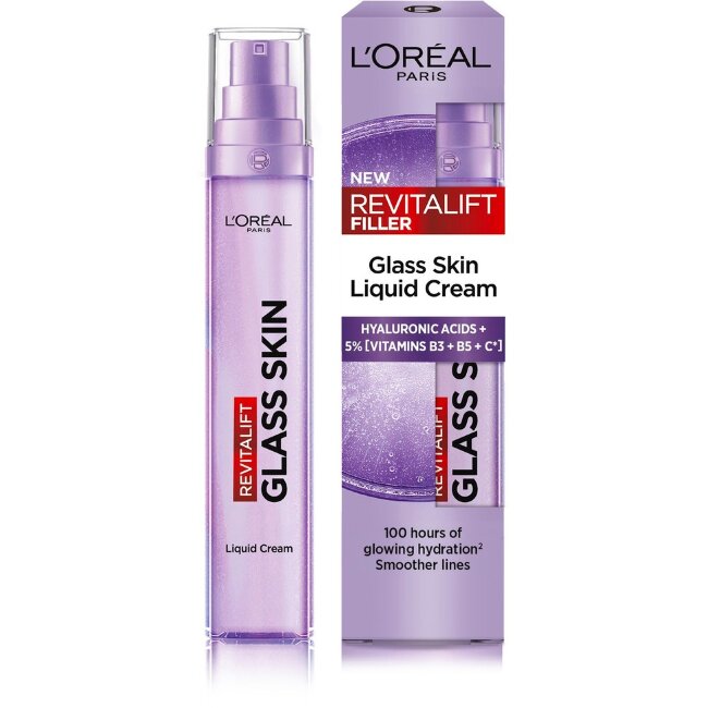 Жидкий дневной крем L'Oréal Paris Revitalift Filler Glass Skin для нормальной кожи 50 мл Жидкий дневной крем L'Oréal Paris Revitalift Filler Glass Skin для нормальной кожи 50 мл