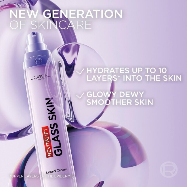 Жидкий дневной крем L'Oréal Paris Revitalift Filler Glass Skin для нормальной кожи 50 мл Жидкий дневной крем L'Oréal Paris Revitalift Filler Glass Skin для нормальной кожи 50 мл