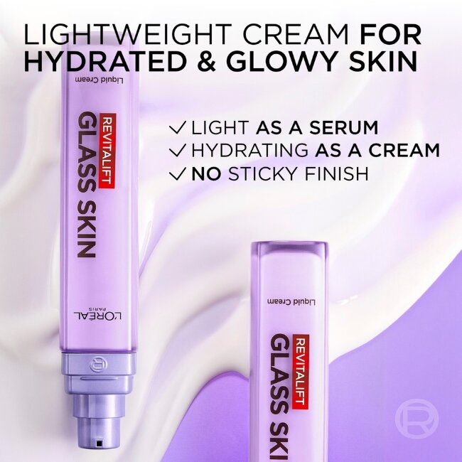 Жидкий дневной крем L'Oréal Paris Revitalift Filler Glass Skin для нормальной кожи 50 мл Жидкий дневной крем L'Oréal Paris Revitalift Filler Glass Skin для нормальной кожи 50 мл