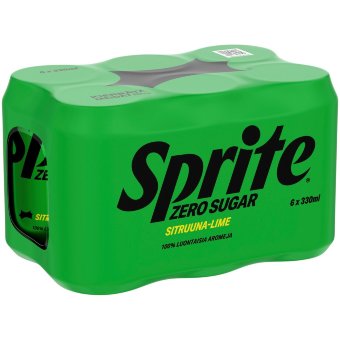 Газированный напиток Sprite Zero (уп 6 шт) 0.33 л